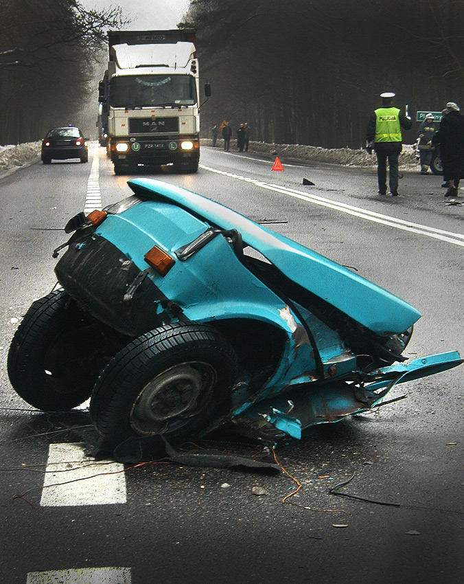 Reportaż z wypadków drogowych i katastrof naturalnych